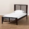 Baxton Studio Sedona Modern Dark Brown-Finished Wood Twin Platform Bed 143-7872 - alternate 6